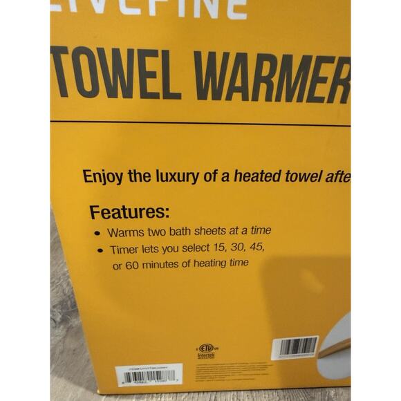 LIVEFINE Luxury Towel Warmer w LED Display/NEW-NEVER-USED 100%-MINT! A*